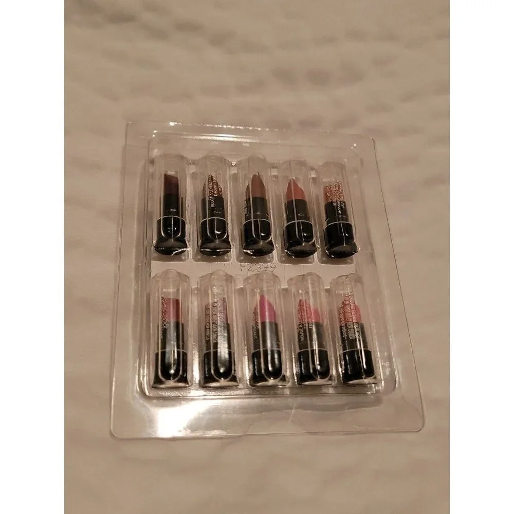 AVON True Color Nourishing Lipstick Set Lot 10 Travel Trial Testers